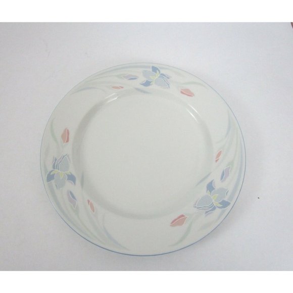 Iris Pattern Dinner Place Setting 4 Pieces Plate Bowl Cup Fresh Flowers by Excel - Picture 7 of 9